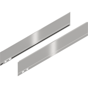 LEGRABOX Dekorelement, H=90.5 mm, NL=500 mm, inox-gebür.-lackiert, links/rechts