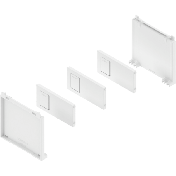 Ambia Line Flaschenset Breite 100mm Seidenweiß matt
