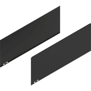 LEGRABOX Dekorelement, H=241 mm, NL=600 mm, carbonschwarz matt, links/rechts