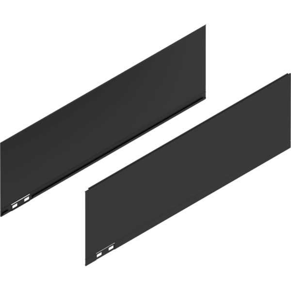 LEGRABOX Dekorelement, H=177 mm, NL=550 mm, carbonschwarz matt, links/rechts