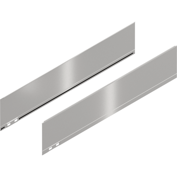 Blum LEGRABOX Dekorelement H=128.5 mm NL=600 mm inox-gebür.-lackiert links/rechts