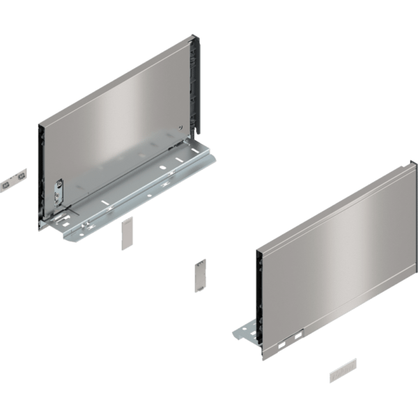 LBX Zargen pure H= 176,8mm NL 300mm, Inox