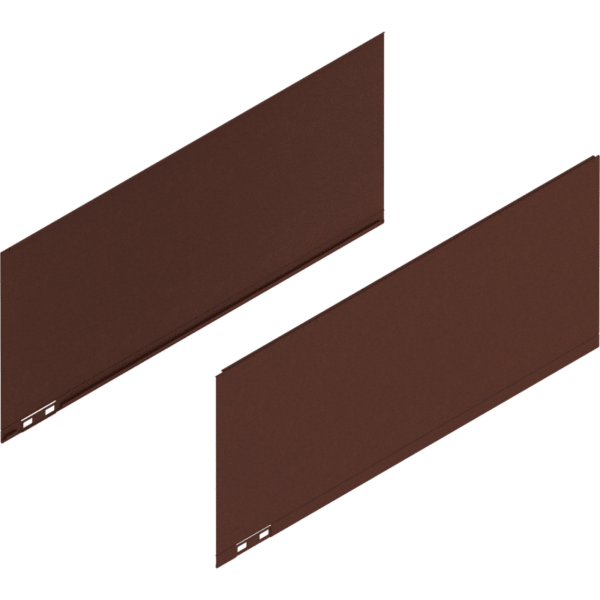 Blum LEGRABOX Dekorelement H=241 mm NL=550 mm noble rust links/rechts