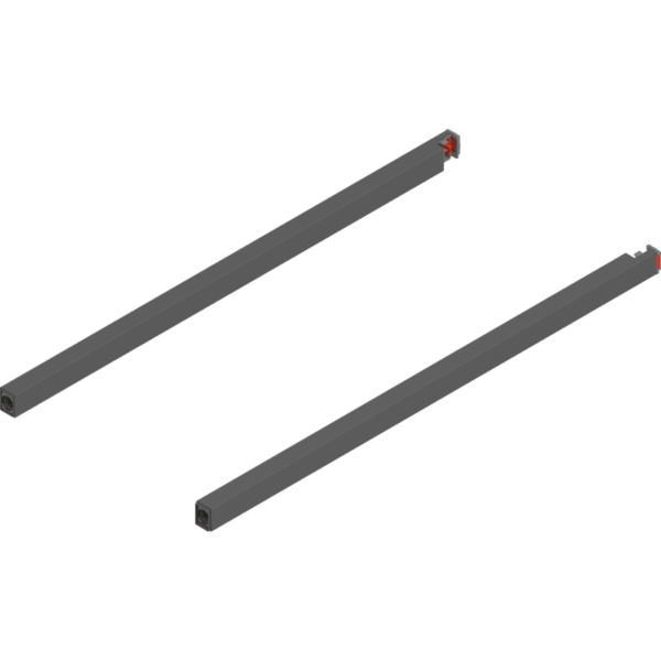 MERIVOBOX Längsreling, NL=450 mm, links/rechts, oriongrau