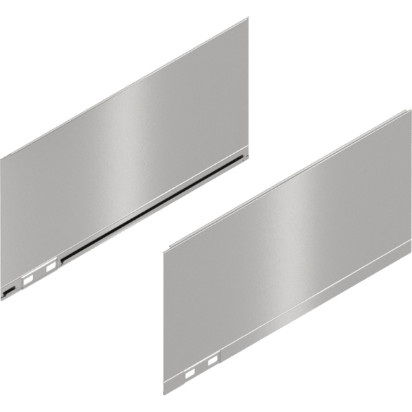 LEGRABOX Dekorelement, H=177 mm, NL=350 mm, inox-gebür.-lackiert, links/rechts