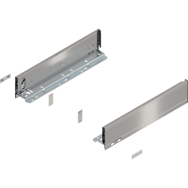 LBX Zargen pure H= 90,3mm NL 400mm, Inox