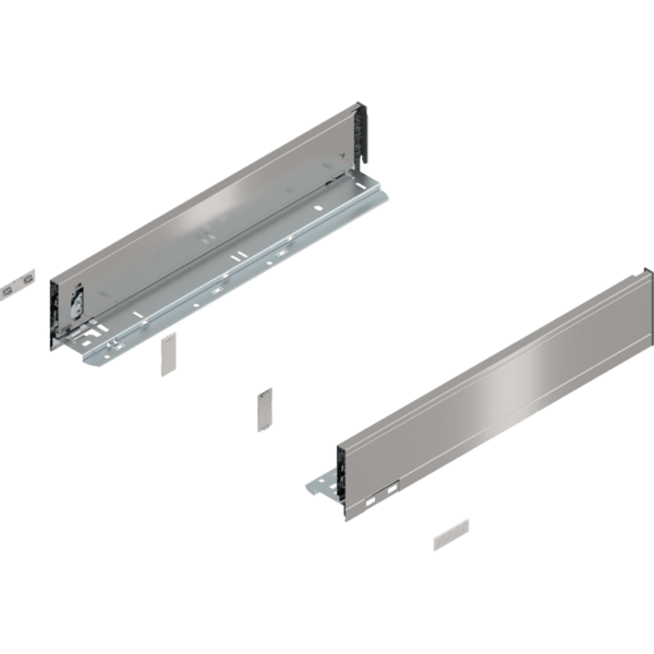 LBX Zargen pure H= 90,3mm NL 450mm, Inox