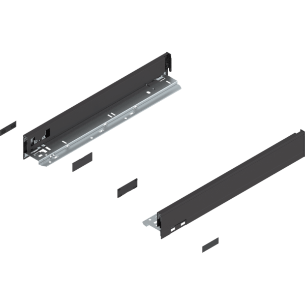 Blum LEGRABOX pure Höhe N NL 450mm Terraschwarz