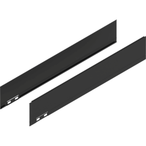 LEGRABOX Dekorelement, H=90.5 mm, NL=500 mm, carbonschwarz matt, links/rechts