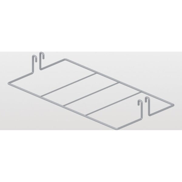 Flaschentrenngitter 300 zu Hochschrank Standard silber