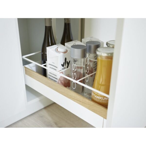Flaschentrenngitter 300 zu Hochschrank Standard weiss