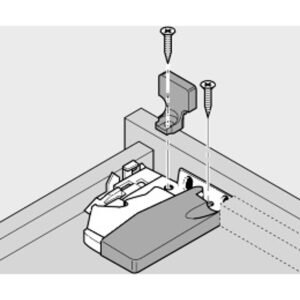 Tiefenanschlag POSISTOP / staubgrau RAL 7037