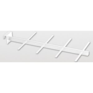 Flaschentrenngitter Spider 275/300 Holzrückwand 16 mm weiss