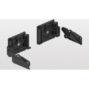 Auszugsarretierung Click Stop Set li+re Extendo+Holztablarauszug anthrazit