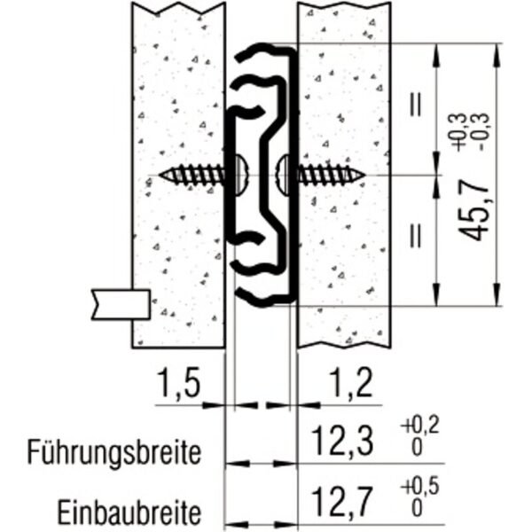 Teleskopvollauszug FR 5001 integrierter Dämpfung