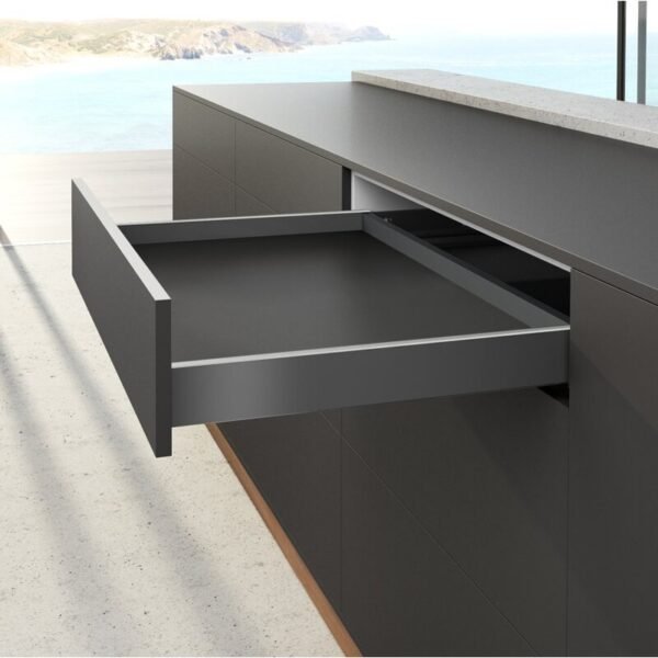 Hettich AvanTech YOU Set Zarge Höhe 77 mm NL 450 mm anthrazit links und rechts