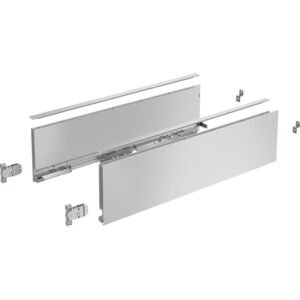 AvanTech YOU Set Zarge Höhe 139 mm, NL 500 mm, silber, links und rechts