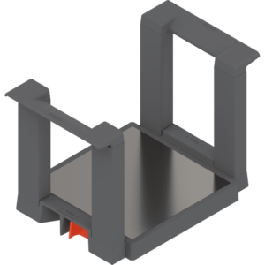 Ambia Line Tellerhalter H=170mm ø =186-322 mm Oriongrau