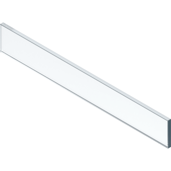 LBX pure/free Glaseinschubelement vorne für KB=600mm/19erSeiten Höhe 70mm, Klarg
