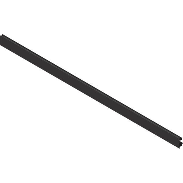 LBX Vorderstück KB 1200 mm z.Abl. m.Nut, f.Innenschubk. mit Einschubelem. terras