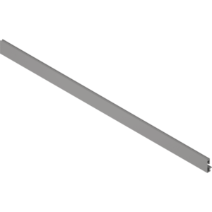 MERIVOBOX Vorderst. m. Nut f. Innensch. mit Einschube. bis 1200mm indiumgr.