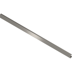 LBX Vorderstück KB 1200 mm z.Abl. m.Nut, f.Innenschubk. mit Einschubelem. eloxie