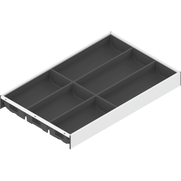 Besteckeinsatz Ambia Line  NL 500 Stahl Seidenweiß/OG-M