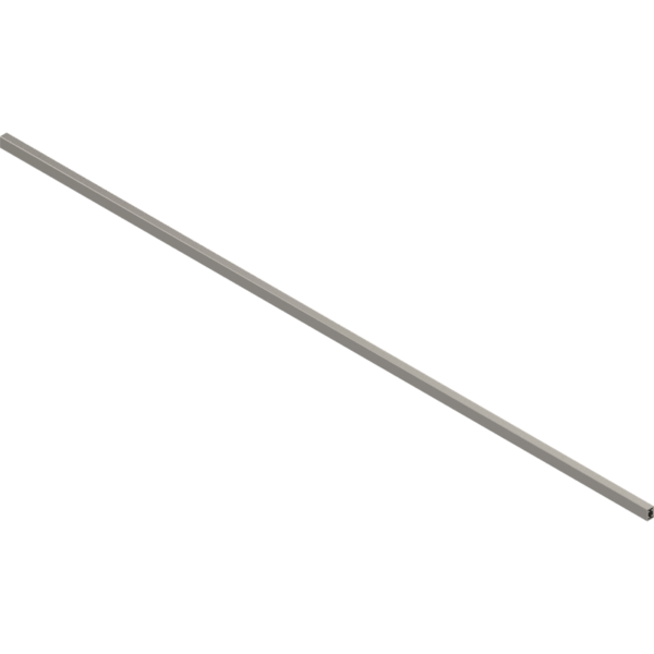 LBX QUERREL.KB 1200MM.Z.ABL.I-AUSZ.EL NI ELOXIERT NIRO