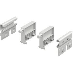 Tablarbodenarretierung Actro/Quadro 9257725, Set, links/rechts, weiß
