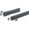 HETTICH Schubkastenzarge ArciTech ArciTech Set Zarge mit einer Höhe von 94 mm und einer Länge von 270 mm, in anthrazit, links und rechts einsetzbar, stabil und langlebig, KREAKTIVMOEBEL, GmbH