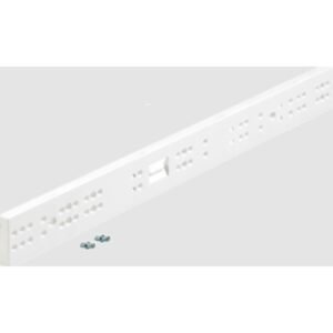 Schubkasten-Distanzleiste, MultiTech, 9115956, B12xT484xH49mm, Kunststoff weiß