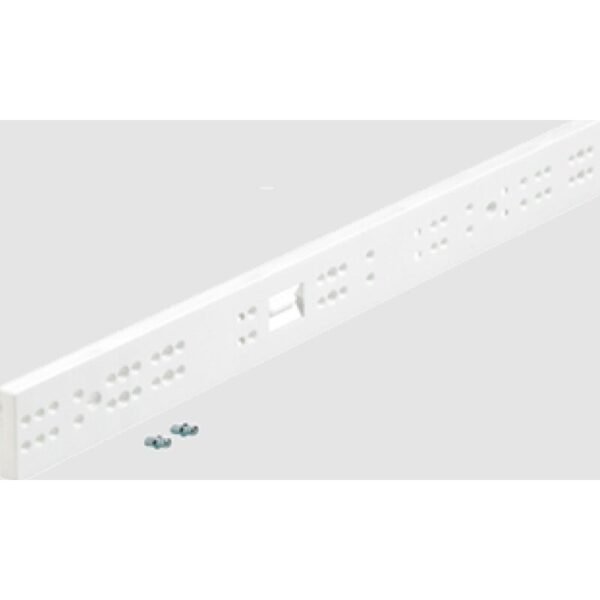 Schubkasten-Distanzleiste, MultiTech, 9115956, B12xT484xH49mm, Kunststoff weiß