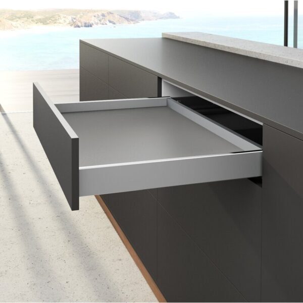 AvanTech YOU Set Zarge Höhe 77 mm, NL 500 mm, silber, links und rechts