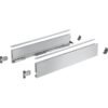 AvanTech YOU Set Zarge Höhe 101 mm, NL 350 mm, silber, links und rechts