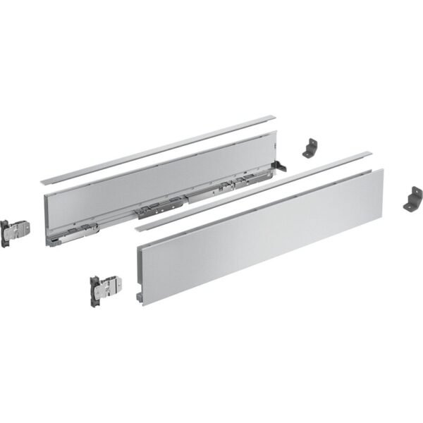 AvanTech YOU Set Zarge Höhe 101 mm, NL 350 mm, silber, links und rechts