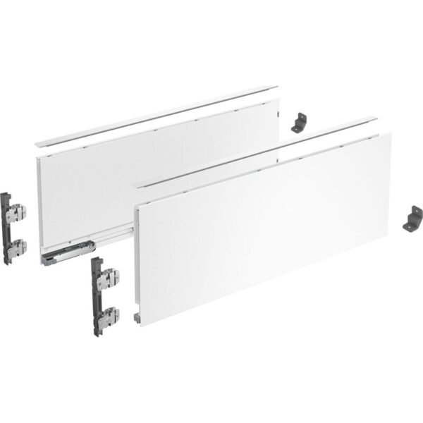 AvanTech YOU Set Zarge Höhe 187 mm, NL 550 mm, weiß, links und rechts