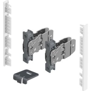 AvanTech YOU Verbinderset f. Innenf. z. Selbstab. Höhe 101 weiß f. Z. m. Illum.