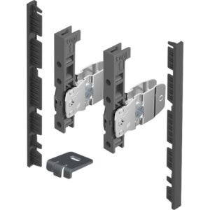 AvanTech YOU Verbinderset f. Innenf. z. Selbstab. Höhe 139 anthrazit f. Z. m. Il
