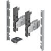 AvanTech YOU Frontverbinder in Silber, Artikelnummer 9257612, für präzise Innenfront- und Zargenmontage in modernen Möbelprojekten, hochwertige Materialien und elegantes Design.