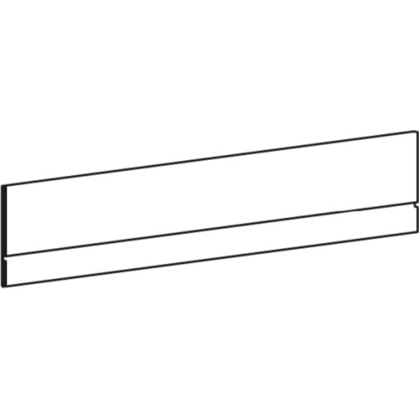 AvanTech YOU Innenfront Profil zum Selbstablängen, Systemhöhe 101, L2000mm, weiß