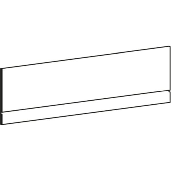 AvanTech YOU Innenfront Profil zum Selbstablängen, Systemhöhe 139, L2000mm, weiß