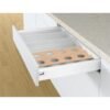 Schubkasten-Trennelement, OrgaStripe, 9203465, Nennl.1100mm, Kunststoff weiß
