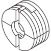 Frontblendenverstellbeschlag zum Einpressen D=20mm, natur