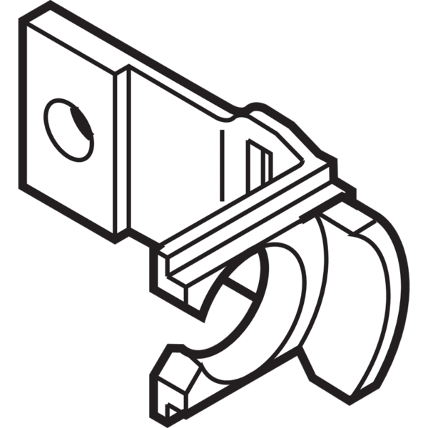 Posistop für 320 Teilauszug für Blendenspalt 3,0 mm Farbe Natur