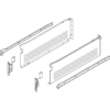 Metabox Teilauszug 450mm C15 Zargenhöhe 150mm, RAL9001 Steckversion