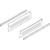 Metabox Teilauszug 450mm Zargenhöhe 118mm, RAL9001 Schraubversion