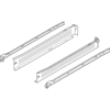 Metabox Teilauszug 400mm Zargenhöhe 54mm, RAL9001 Schraubversion