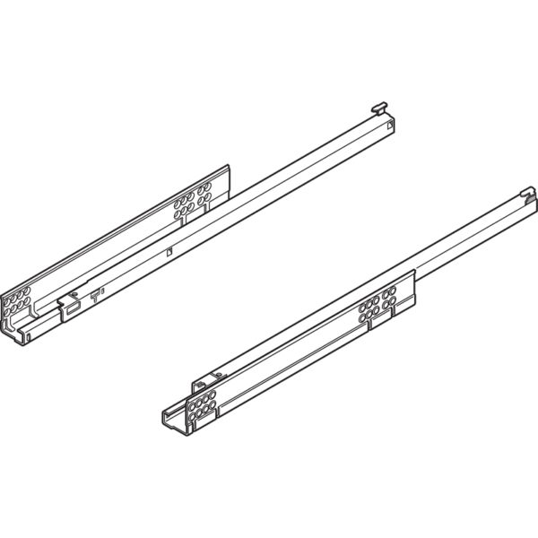 Tandem Teilauszug 600mm Blumotion integriert