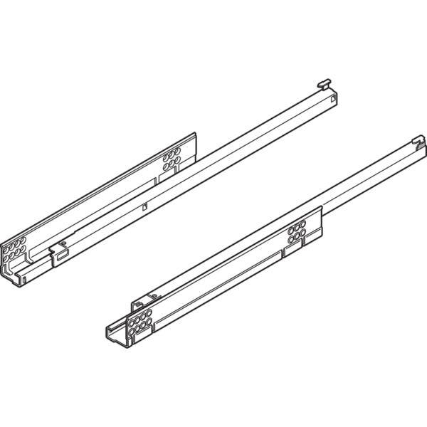 Tandem Teilauszug 500mm Blumotion integriert
