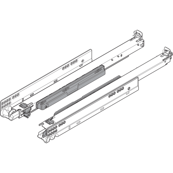 Movento Vollauszug mit Blumotion S bis 60 kg NL=700mm